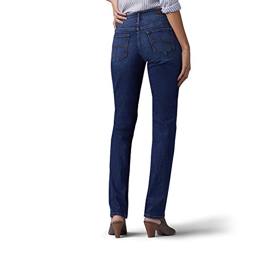 Lee Women's Ultra Lux Comfort With Flex Motion Straight Leg Jean Royal Chakra 10 Medium #TOP2