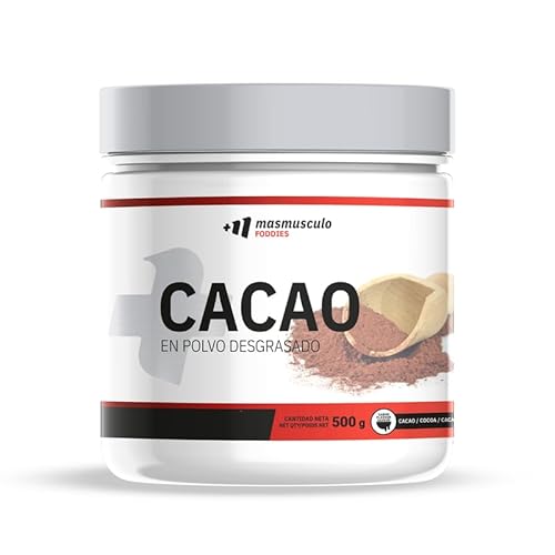 Mm Supplements - Cacao Polvere Ridotto Contenuto Grassi 500G - Ricco Proteine ​​- Povero Grassi - Cacao Puro Senza Zuccheri Aggiunti - Gusto Intenso - Ideale Per Frullati, Dessert E Ricette Fitness