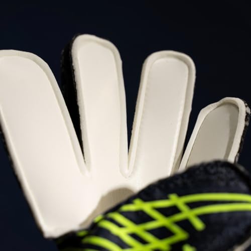 uhlsport Fußball Torwarthandschuhe für Kinder - Prediction Starter Soft, 2, Marine/weiß/Fluo gelb – Ansicht 3