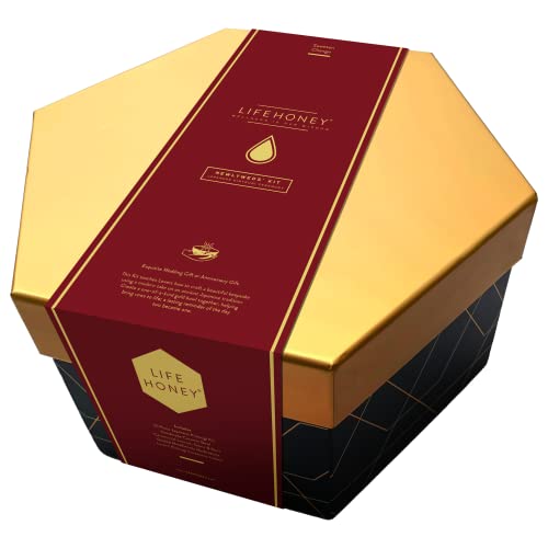 LIFEHONEY Kintsugi Newlyweds Kit: Japanese Golden Joinery Ceremony. Unique Wedding Gift, or Vow Renewal Experience. Create a Meaningful Golden Keepsake Together.