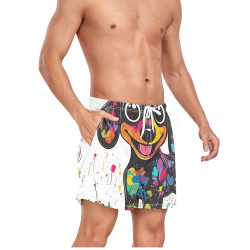 Bañador de secado rápido para hombre sin rozaduras con estampado de teckel 5