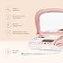 Trophy Skin MicrodermMD - At Home Microdermabrasion Kit - Anti Aging and Acne Treatment - Contains Real Diamond and Pore Extractor Tips to Rejuvenate Skin and Reduce Acne Scars - Blush