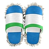 Zapatillas de limpieza unisex con la bandera de Sierra Leona