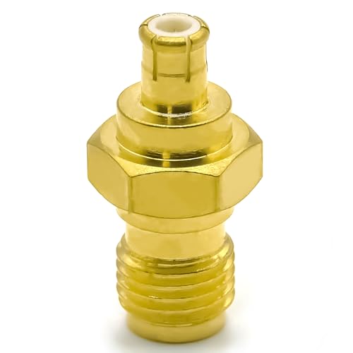 2 piezas conectores coaxiales SMA hembra a MCX macho miniatura 3