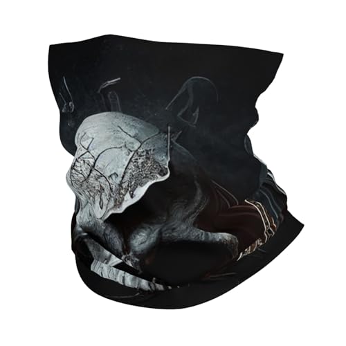 Bandana para rostro y cuello tipo pasamontañas Skull Death Music Rock Heavy Metal Cool para mujer y hombre, para motocicleta, ciclismo, esquí y fiestas miniatura 1