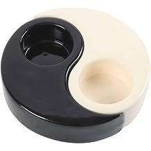 Something Different Yin Yang Tealight Holder One Size White/Black