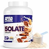 Proteína Isolate Concept - Mega Plus - DigeZyme - Proteina En Polvo Aislada De Suero De Alta Pureza Para Definición Muscular Y Recuperación - Proteina Isolada y Leche En Polvo - Proteina Cookie 2kg