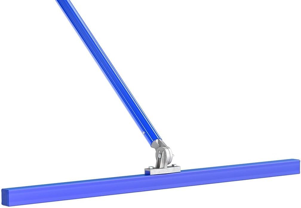 Bon Blue Kangaroo Combo Walking Screed 4 ft. Aluminum Screed Base with Sharp Edge and Rounded Edge for Concrete Finishing