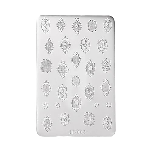 Professional Nails Art Silicone Mold with Beautiful 3D Floral Embossed Designs for All Nails Sizes and Styles Silicone Mold