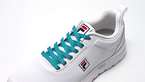 Image of Shoemate Flat Solid Color 5 /16 inch Shoe Laces for Sneakers and Athletic Shoes with 4 Shoelaces Aglets