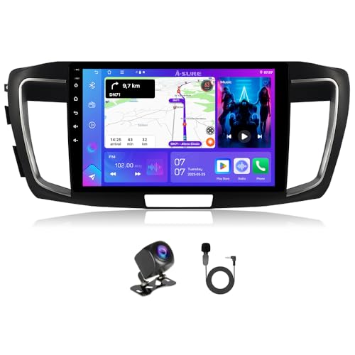 ASURE 10.1 inch Android 15 Car Stereo Radio for Honda Accord 2013-2017 Base Version Cars, 4+64G GPS Navigation Head Unit with Wireless Carplay Android Auto,1280x800 Touchscreen Multimedia Player by ASURE - Used condition - US$204.72