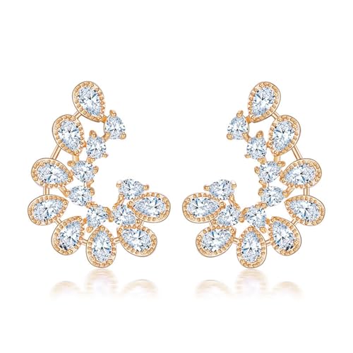 Cubic Zirconia Earrings Trendy Studs Outhful Professional��Fashion���D�Ƃ̂��߂̃y���_���g���̃A�N�Z�T���[