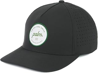 Palm Golf Hat - Coast to Coast Snapback Hat, Breathable, Quick Drying, Sun and Rain Protection