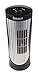 Price comparison product image Igenix DF0020 Mini Tower Fan, 12 Inch, 2 Speed, Oscillating, Quiet Operation, Ideal for Desks or Bedside Tables, Home or Office Use, Black/Silver