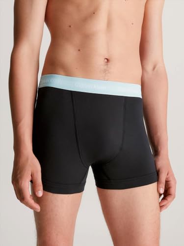 Image of Calvin Klein CK-001 Men's Trunks Underwear Low Rise Trunks 3 Pack Set