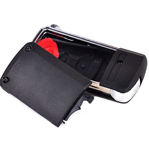 Beler 2+1 Button Folding Flip Remote Holder Key Keyless Shell Case Fob Fit For Chrysler Dodge Jeep #TOP4
