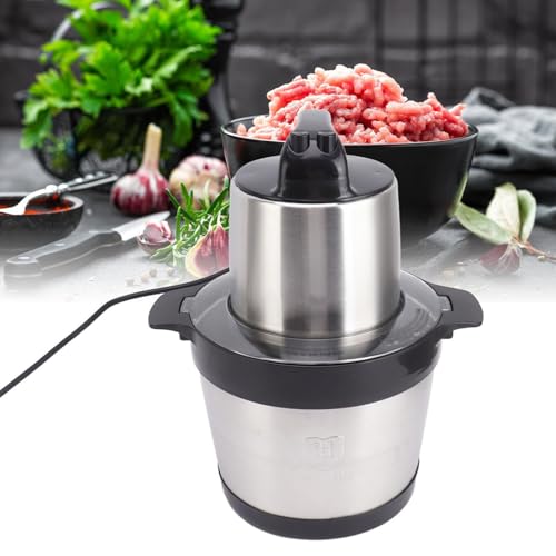 Picadora eléctrica de Carne, procesador de Alimentos Multifuncional, 800W de Alta Potencia, regulación de Velocidad de Tres velocidades, Adecuada para el diseño de Seis Cuchillas de Carne