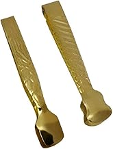 Fume Handling Tools - Metal Tongs for Incense and Charcoal, Elegant Gold Finish, Pack of Two for Precise and Safe Management