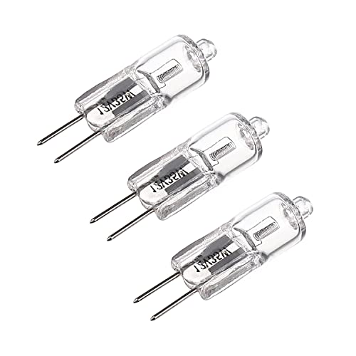 Othmro 3Unidades Bombillas Halógenas G4, 35 W, Casquillo G4, Bombillas Halógenas de 12 V, G4, 3000 K, Intensidad Regulable, Principalmente para Instalaciones de Iluminación