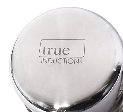 True Induction Stainless Steel Multi-Ply Clad Dishwasher Safe Gourmet 2.5L Cookware #TOP2