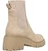 Womens Lug Sole Platform Ankle Boots Elastic Chunky Block Heel Non-Slip Combat Comfortable Chelsea Booties
