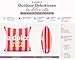 KAMACA Outdoor Dekokissen La Dolce Vita 45x45 cm Rot Rosa Gestreift – Gartenkissen mit 370g Füllung – Wasserabweisend, Schmutzabweisend & Strapazierfähig – Balkon Terrasse Lounge Kissen