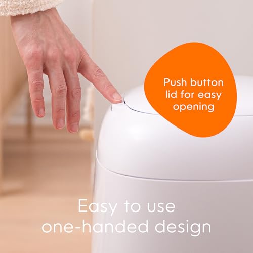 Diaper Genie Classic Gift Set | Baby Registry Must-Have | Odor Control with Push-N-Lock | Refill Supply for Up to 1,245 Newborn Diapers - Thumbnail 6