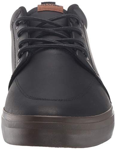 Image of Globe mens Gs Chukka Skate Shoe, Black Leather /Chocolate, 10.5 US