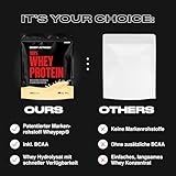 Body Attack 100% Whey Protein Natural - 900 g - Made in Germany - Extra cremiges Eiweißpulver mit Hydrolysat & BCAA´s, unterstützt Muskelaufbau und Diäten - Für Sportler & Athleten