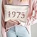 50th Birthday Gift for Women, Makeup Bag for Her, 1975 Anniversary 50 Year Old Gift Ideas for Wife, Mom, Sister, Best Friend Female, Mothers Day Cosmetic Travel Bag (Year 1975)