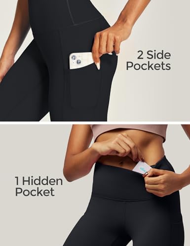 IUGA High Waist Yoga Pants with Pockets, Leggings for Women Tummy Control, Workout Leggings for Women 4 Way Stretch の商品画像 4