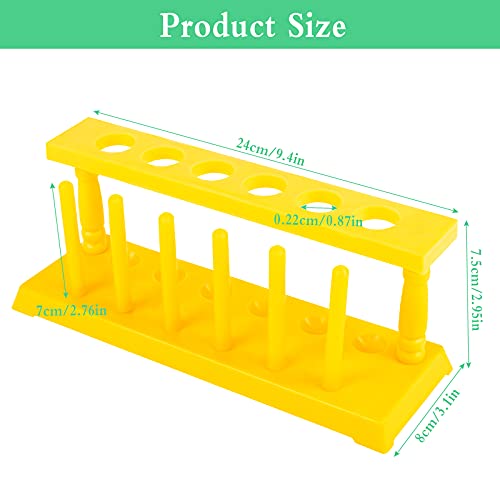 Support De Laboratoire Acrylique – 8 Trous Pour Tubes à Essai, Transparent, Rangement Pratique