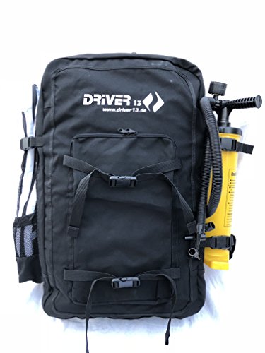 Driver13 ® Kitebag Mochila de Recambio para tu Cometa, Negra hasta 19 m² Cover