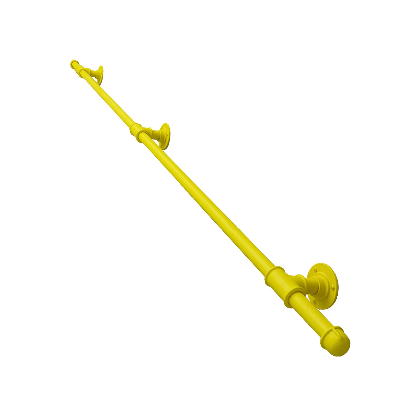 Support de rampe d'escalier jaune NZPOST de 100 cm pour main courante de sécurité