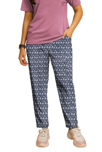 Image of TIRUPUR GUIDEFASHION Women's Cotton Printed Pyjama Black
