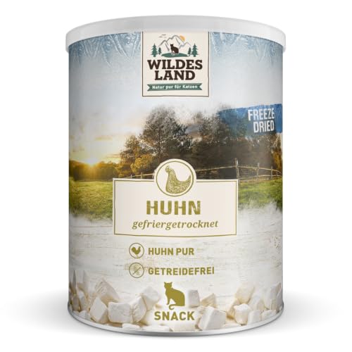 Wildes Land - Huhn - Freeze Dried Snack für Katzen - 160 g