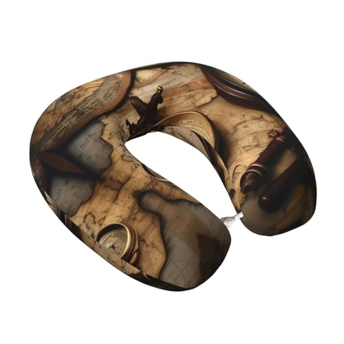 Almohada de poliéster para cuello tamaño único negra miniatura 2