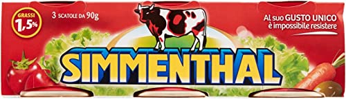 6x SIMMENTHAL Beef in Aspice (3x 90g) 100% Italian Meat! Ready to Eat! Cover