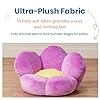 ECR4Kids SoftZone Flower Cozy Cushion, Floor Pillow, Bright Purple #5