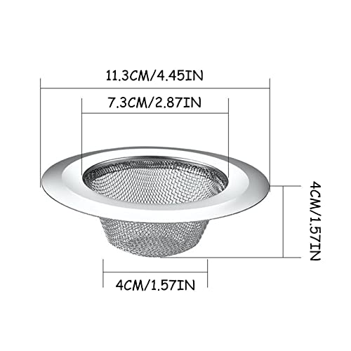 Colador para fregadero cocina 2 unidades acero inoxidable miniatura 2