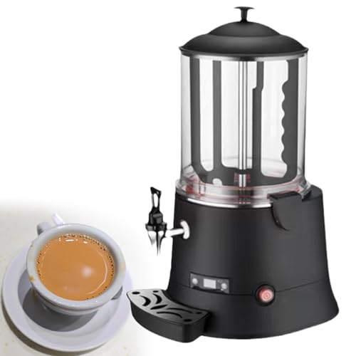 Beachtiful Dispensador de Chocolate Caliente, Máquina de Chocolate Caliente de 10 l, Temperatura Ajustable, Máquina para Hacer Chocolate Caliente con Dispensador, para Bebidas Calientes