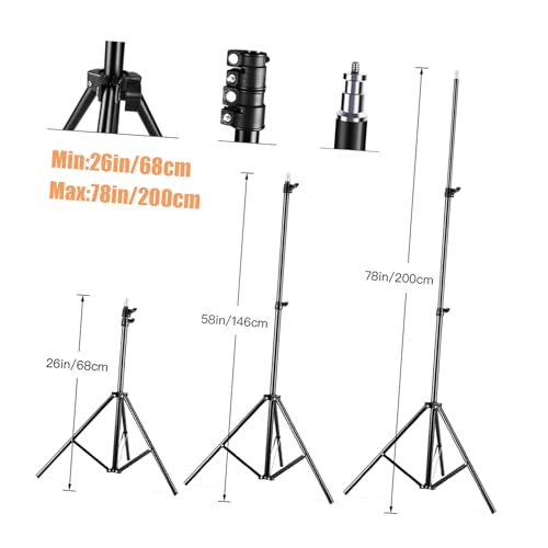 Image of Operitacx 1Set Softbox Lighting Kit with Remote Control Photography Equipment Double Color Temperature Bulb Stand Carry Bag for Studio Use for Portrait Video