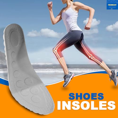 Image of FreshDcart Height Increase Insoles for Men | Full-Length Insole Height Increase Shoes for Men & Women | Washable Memory Foam Slip Free Cushions | Multicolor | Pack of 1