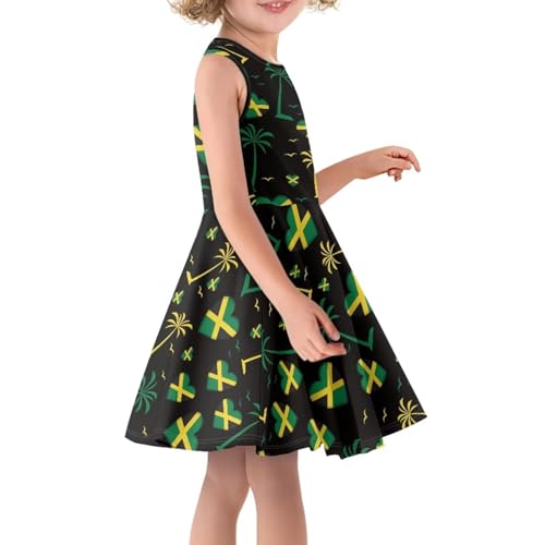 Cute Dress for Kids Girls Summer Midi Dresses Size 3-16 Knee Length Party Dress3