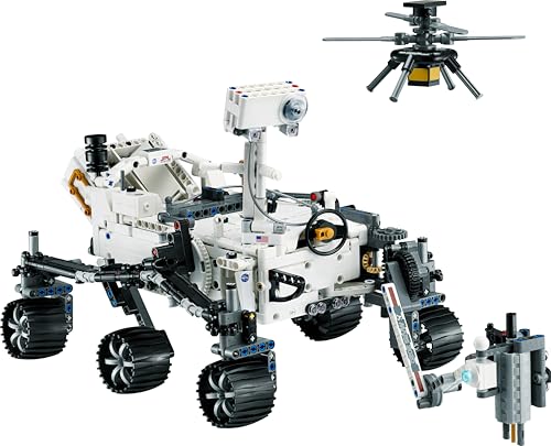 LEGO 42158 Technic NASA Mars Rover Perseverance, avec AR App Experience, Découverte de la Science et de l'espace, Jouet de Construction d'Ingénierie de Véhicule, Cadeau Enfants Dès 10 Ans