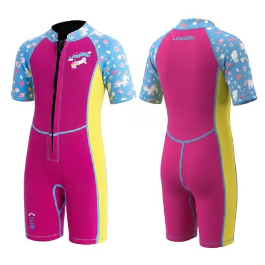 Neoprenanzug Kinder, 2.5mm Shorty Neopren Front Zipper Taucheranzüge Surfen Schwimmen Tauchen Warmhalten für Wassersport