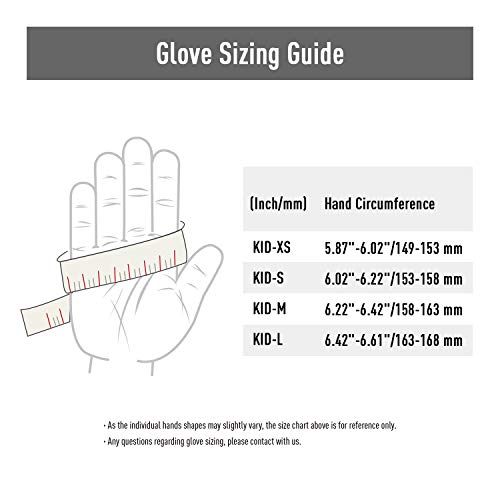 image for Vgo... Age 8-9 Kids Breathable Half Finger Sailing, Boating, Rowing an