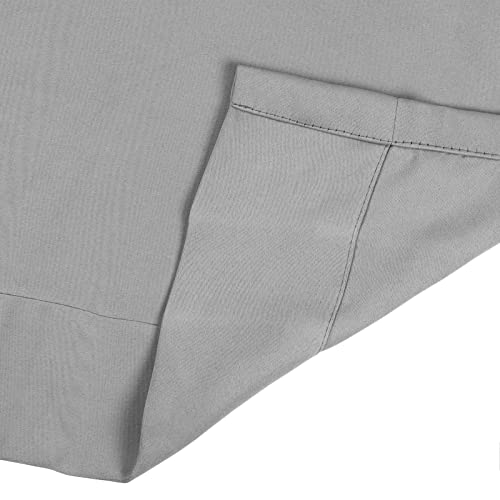 Cortinas opacas extra anchas grises: aislamiento térmico y control de luz para apartamentos 5
