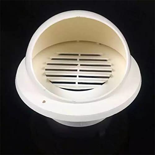Rejilla de ventilación redonda HBJWOV para pared o techo, cubierta de conducto de aire para salida y enfriamiento miniatura 2