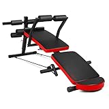 dorsali panca piana Ampia applicazione: la macchina per addominali può essere utilizzata a casa o in ufficio per modellare il corpo e rifinire la vita. Aiutano a fare sit-up, push-up, addominali, stretching, gomiti, push-up e altri esercizi.
